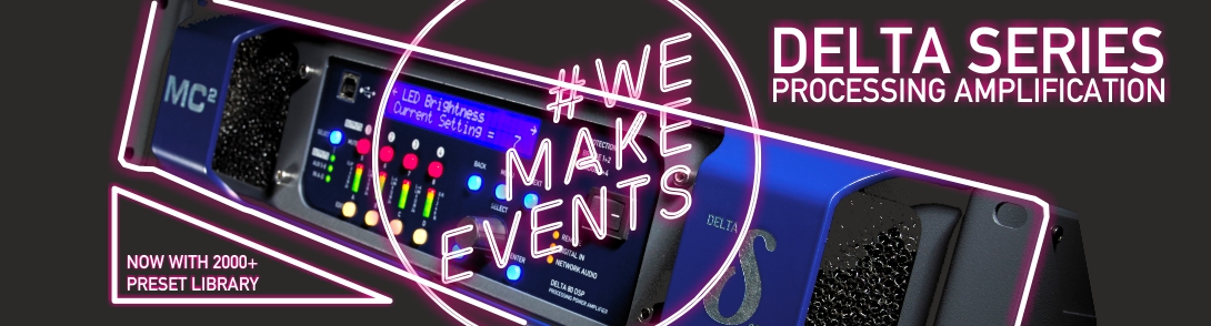 We Make Events - Find out more at PLASA...